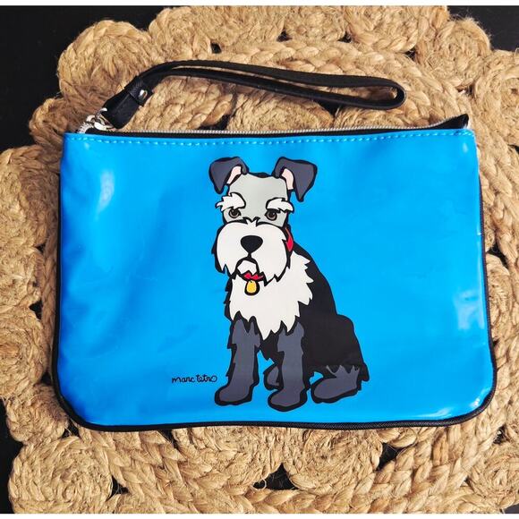 Marc Tetro Handbags - Marc Tetro Coin/Purse/Wallet Schnauzer Graphic Pre-Loved